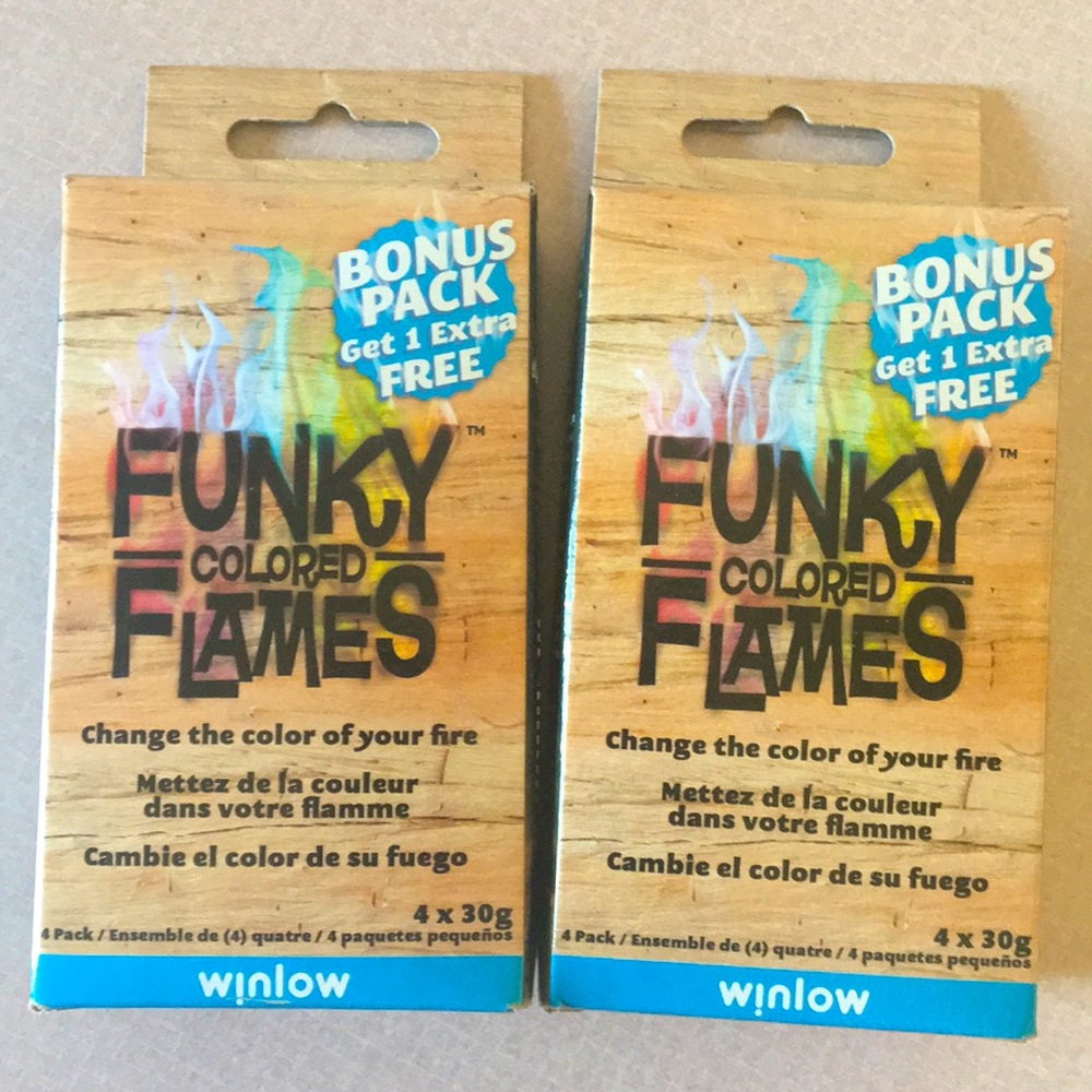 Funky flames blue 2 boxes